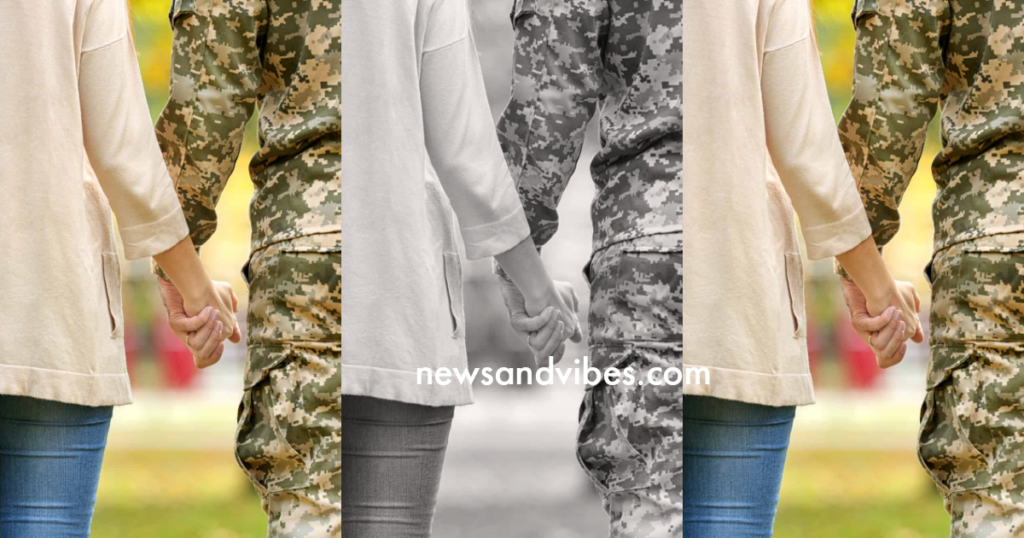 Millitary man handcuffs girlfriend who wants to break up with him