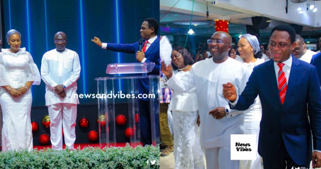 You can even turn Jesus to be sacrificed today you will still lose 2024 elections - Netizens drag Dr Bawumia for attending Easter Convention