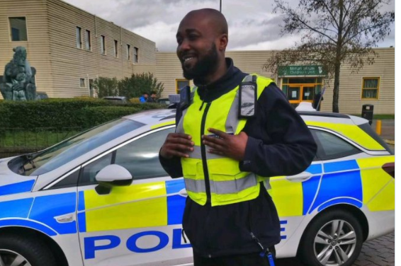 Ghanaian actor Otumfour Nana finds happiness as watchman in UK