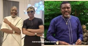 Kanayo O. Kanayo's son enters Nollywood ; Receives equal treatment on father's movie set