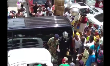 Shocking video emerges of military officer assaulting civilian at market for pranking him
