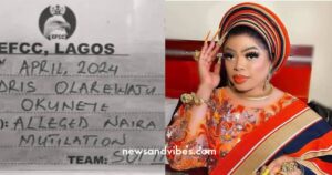 Transgender Bobrisky to spend 6 months in male prison