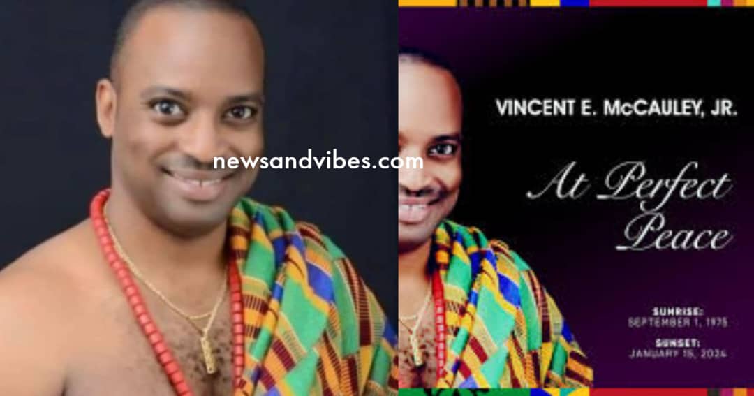 How Ghanaian actor Vincent E. McCauley died