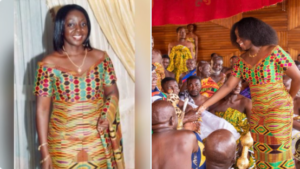 Asantehene's daughter wears same kente worn by Lady Julia 20 years ago