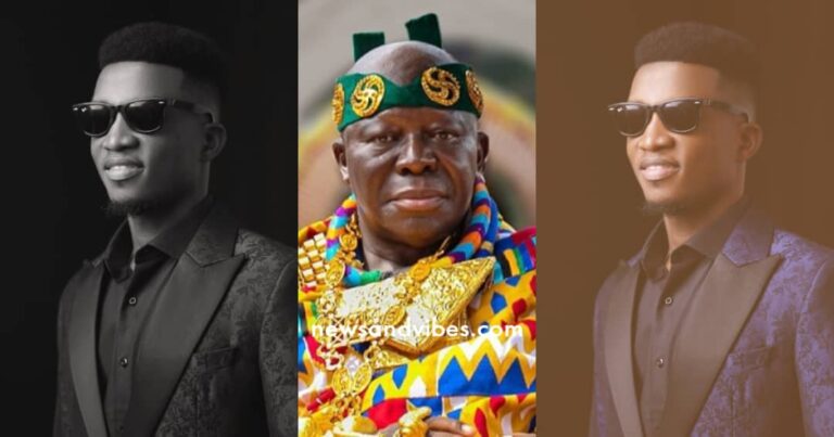 Otumfuo jams to Kinaata's songs