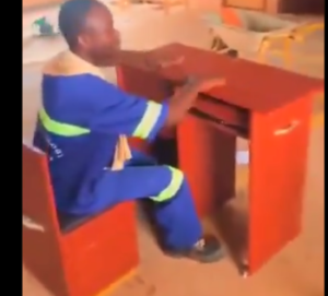 (Video) Ghanaian student revolutionizes hostel living with multipurpose study desk