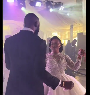 (Video) Nigerian Couple stuns wedding reception with indian Bollywood-style dance performance