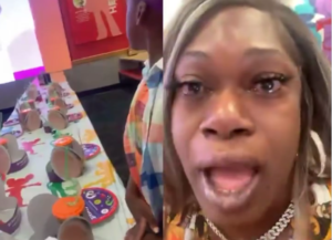 Viral video of heartbroken mother and son after birthday party snub