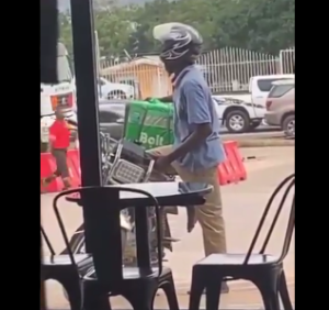 Man caught on video attempting to steal motorbike