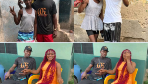 (Pictures) Ghanaian YouTuber Official Gunshot helps Nigerian woman overcome addiction and transform her life