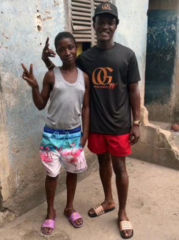 (Pictures) Ghanaian YouTuber Official Gunshot helps Nigerian woman overcome addiction and transform her life