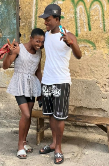 (Pictures) Ghanaian YouTuber Official Gunshot helps Nigerian woman overcome addiction and transform her life