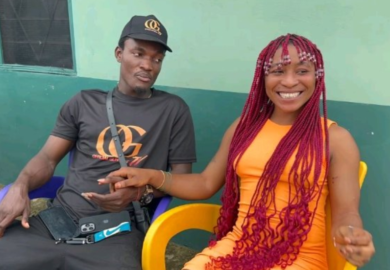 (Pictures) Ghanaian YouTuber Official Gunshot helps Nigerian woman overcome addiction and transform her life