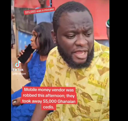 (Video) Daylight robbery: Mobile Money vendor loses GHS55,000 to motorbike thieves