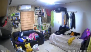 (Video) CCTV camera reveals shocking bedroom break-ins