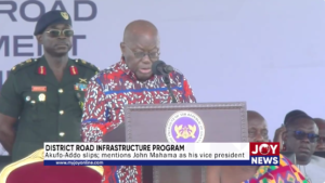 Watch Akufo-Addo refer to his era as "Mahama's administration"