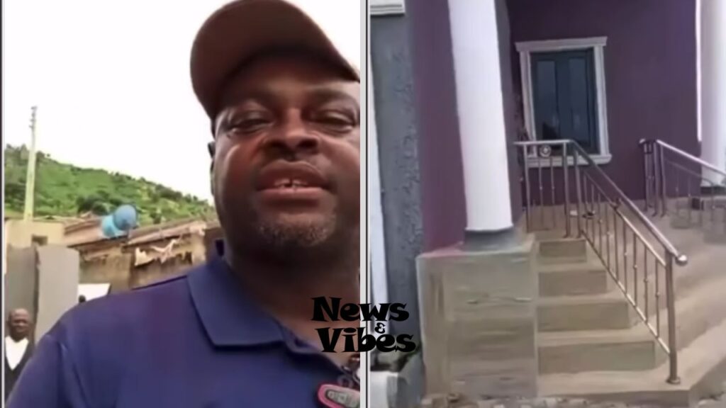 Man cries as court officials evict him from his own house after wife used it as collateral for loan