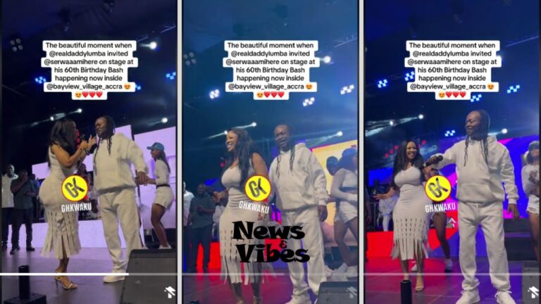 Serwaa Amihere steals the show with surprise performance at Daddy Lumba's 60th birthday