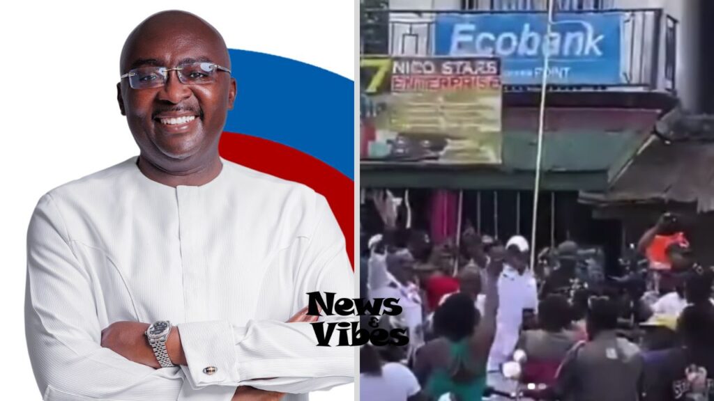 (Video) Bawumia faces unexpected backlash from crowd during Western Region campaign tour