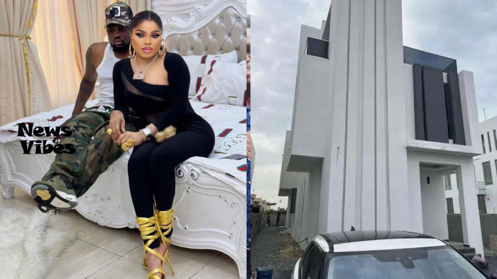 (Video) Bobrisky shows off her N290 million car and lavish mansion