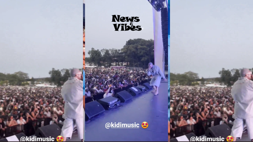 Watch as KiDi faces disinterested crowd at New York Festival