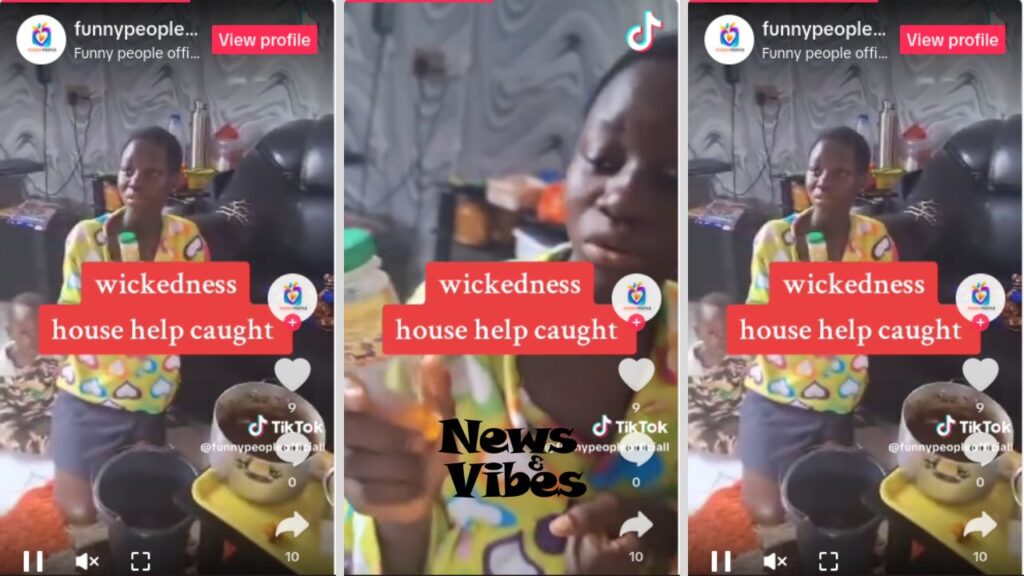 House girl caught on camera attempting to poison boss food with insecticide