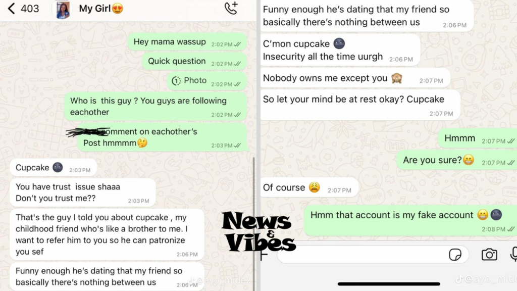 How a man used social media to discover girlfriend is cheating