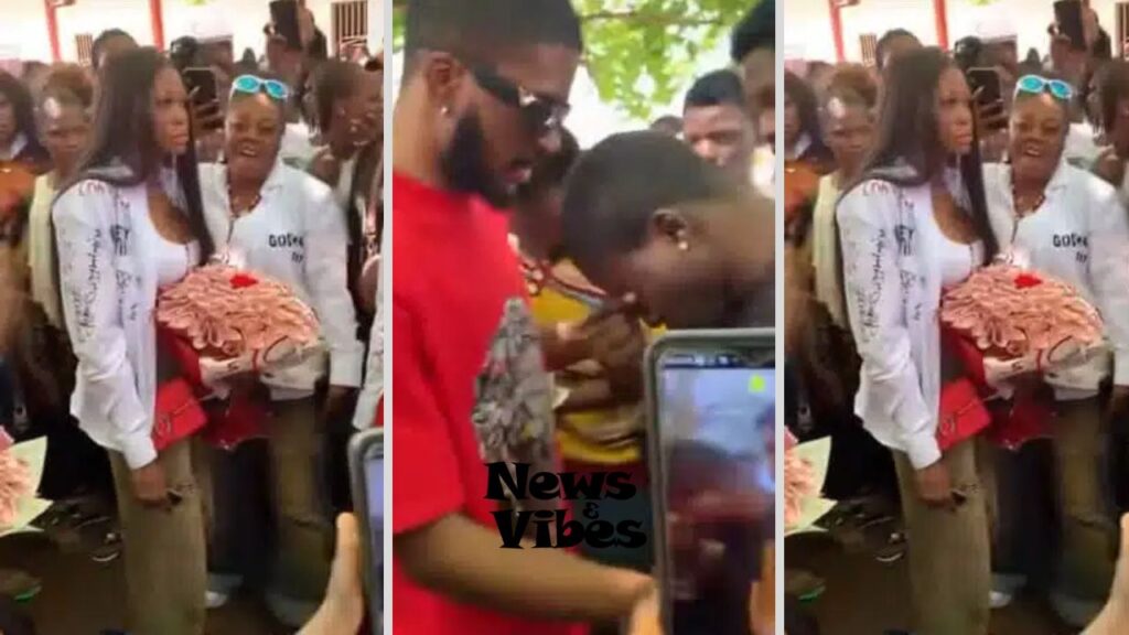 Man cries after girlfriend rejects marriage proposal but takes his money bouquet