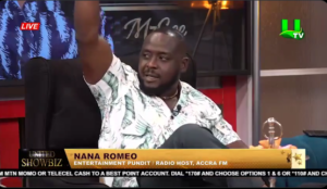 Nana Romeo expresses frustration after being denied opportunity to ask question at Dr. Bawumia's meeting with creatives