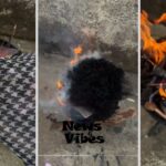 Lady Quotes Bible Verses as She Burns her Makeup and Wigs (Video)