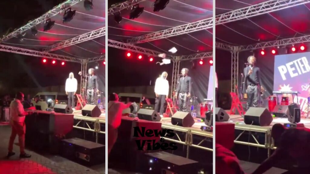 Watch Fameye Bring His Show to a Standstill After Fan Showers Him with Cash