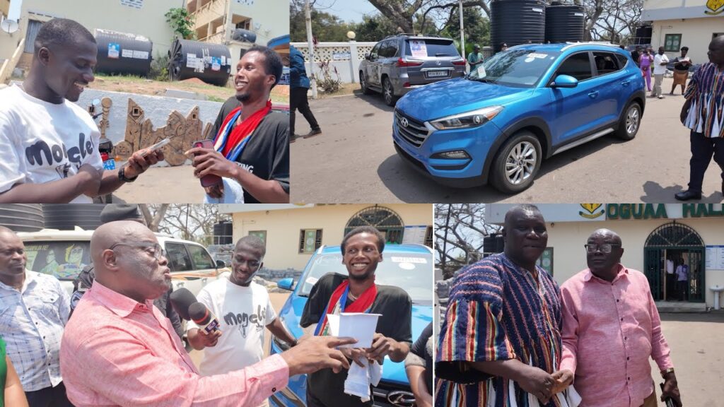 Businessman Gifts Car to UCC Student Unable to Sit for Five Years