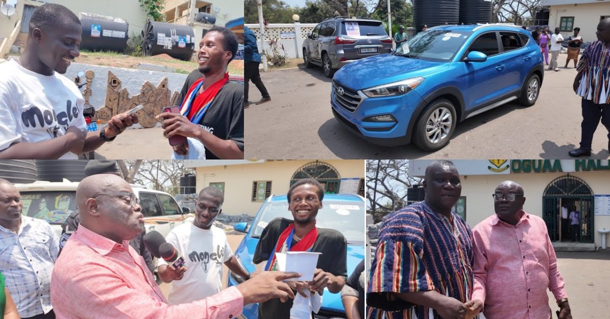 Businessman Gifts Car to UCC Student Unable to Sit for Five Years
