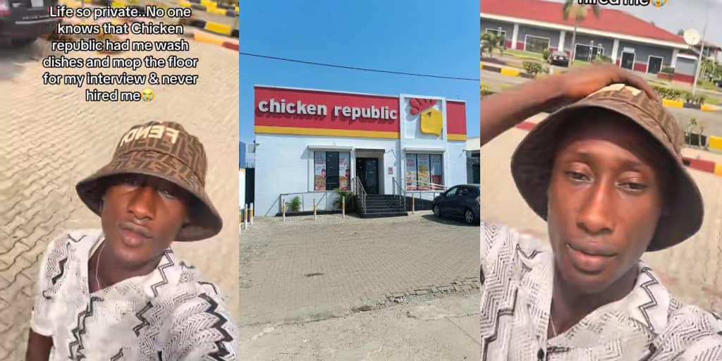 Job Seeker Claims Chicken Republic Had Him Mop Floors for Interview But Didn’t Hire Him