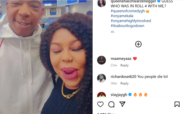 Rapper Ja Rule and Afia Schwarzenegger Link Up – See Their Viral Moment!