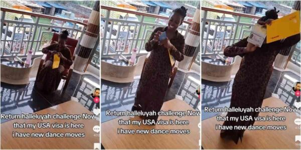 Young Lady Celebrates US Visa Approval, Credits Hallelujah Challenge