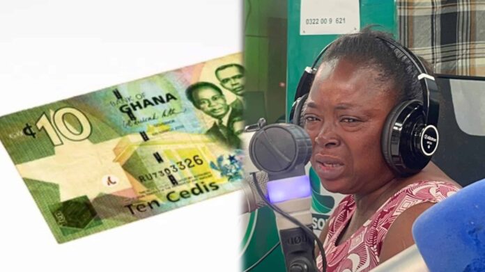 My husband gives me & my two children 10 cedis As pocket money- woman cries “blood” on radio