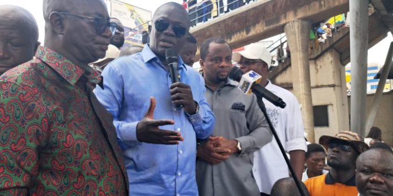 Bryan Acheampong Vows to Reconstruct Kumasi Adum BlueLight Market in 12 Months