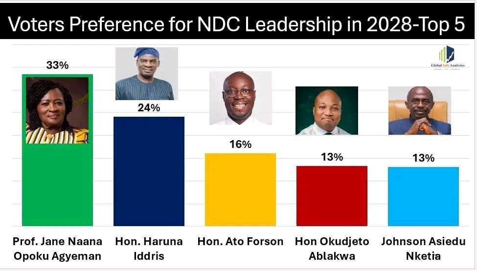 Ato Forson, Haruna Iddrisu Among Top Picks for NDC's 2028 Flagbearer