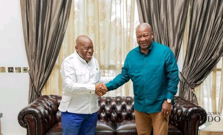 WATCH: Akufo-Addo and Mahama Reunite in Touching Easter Moment at Kwahu
