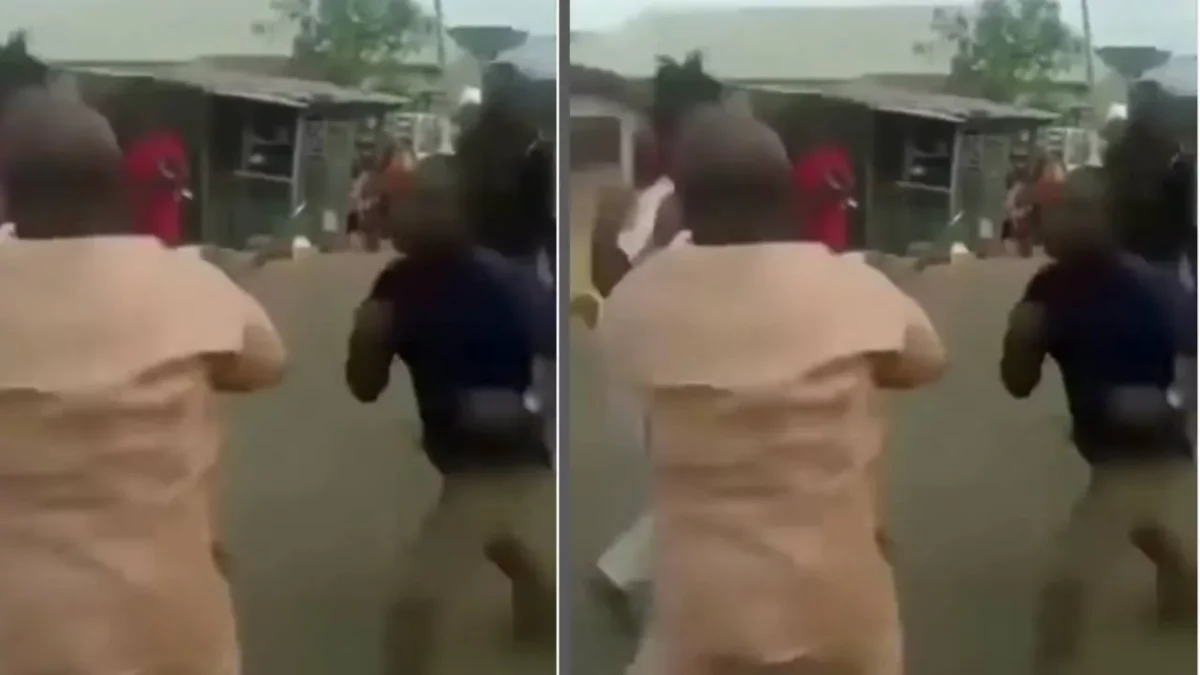 (Video) The Disturbing Moment Two Men Lost It Over a Woman
