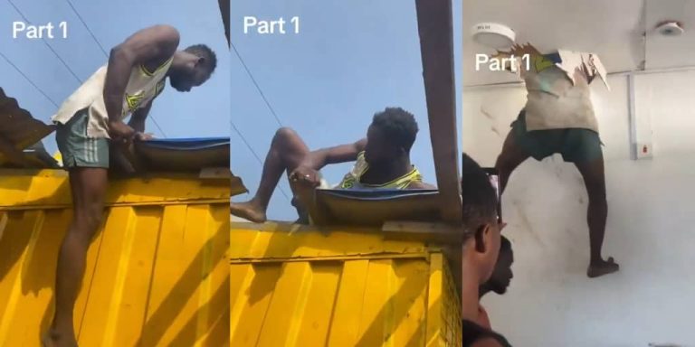 Man Caught Stealing Forced to Show Step-by-Step How He Did It