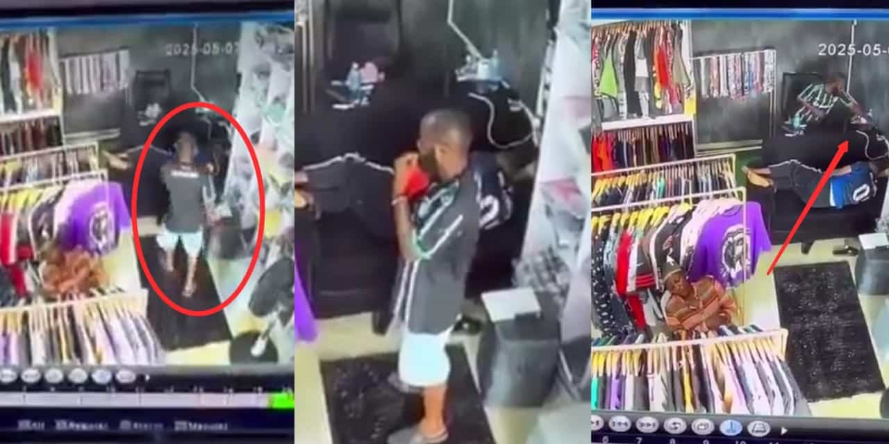 Watch as Thief Steals iPhones Right Under the Nose of Sleeping Boutique Staff