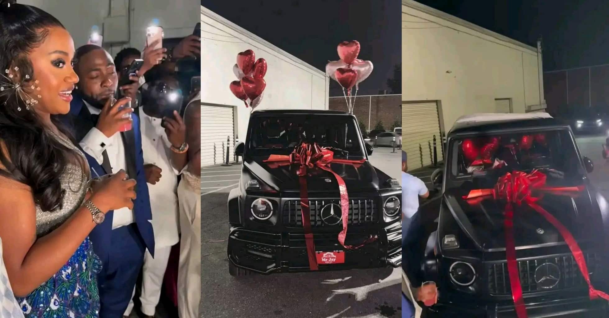 Report Alleges Davido’s G-Wagon Surprise for Chioma Wasn’t a Purchase But Rented
