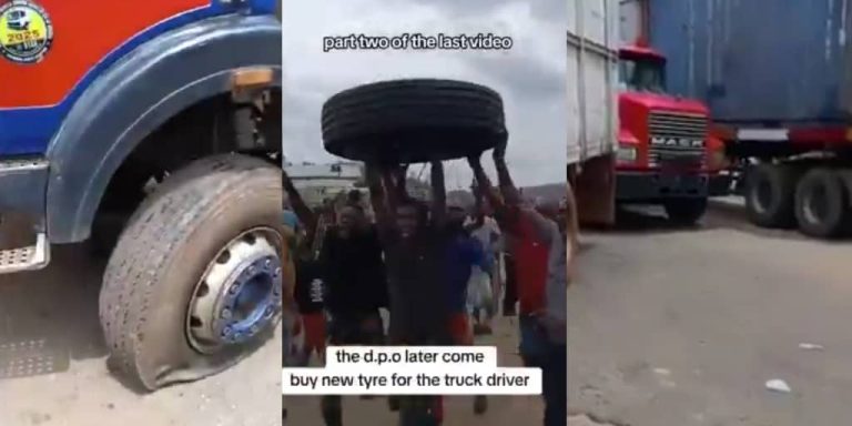 Police Officer Shoots Truck Tyre Over Driver's Refusal to Give Bribe