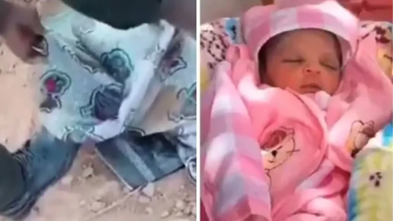 Farmer Discovers Baby Buried Alive While Working on Farmland