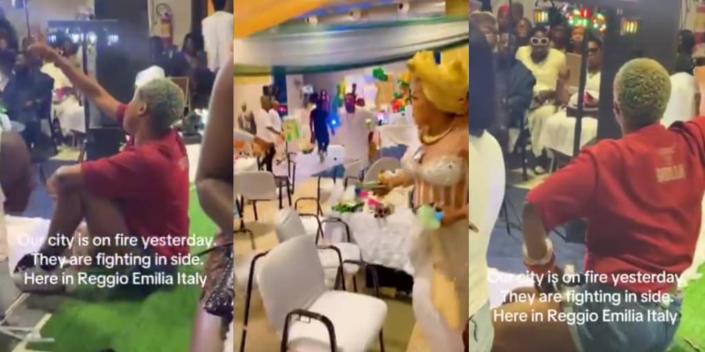 Wedding Turns Violent After Woman Finds Out Her Boyfriend Is the Groom
