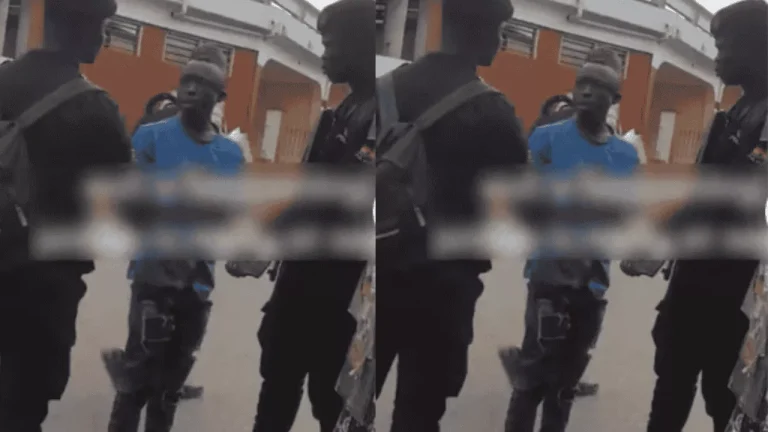 Officers Slap Fraud Suspect Over Alleged Scam