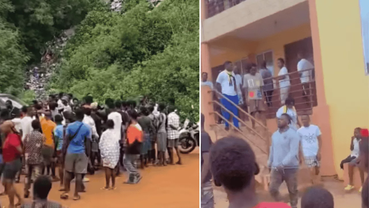 Takoradi Residents Nab 12 Alleged Occult Members Dumping Body Into Sea