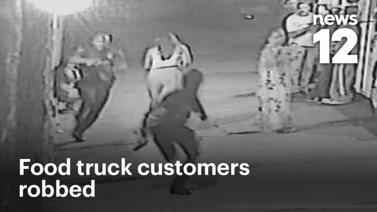 Caught on Camera: Masked Men Rob Hungry Crowd